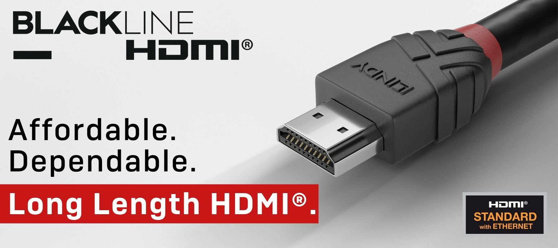 Lindy Black Line Standard HDMI Cable
