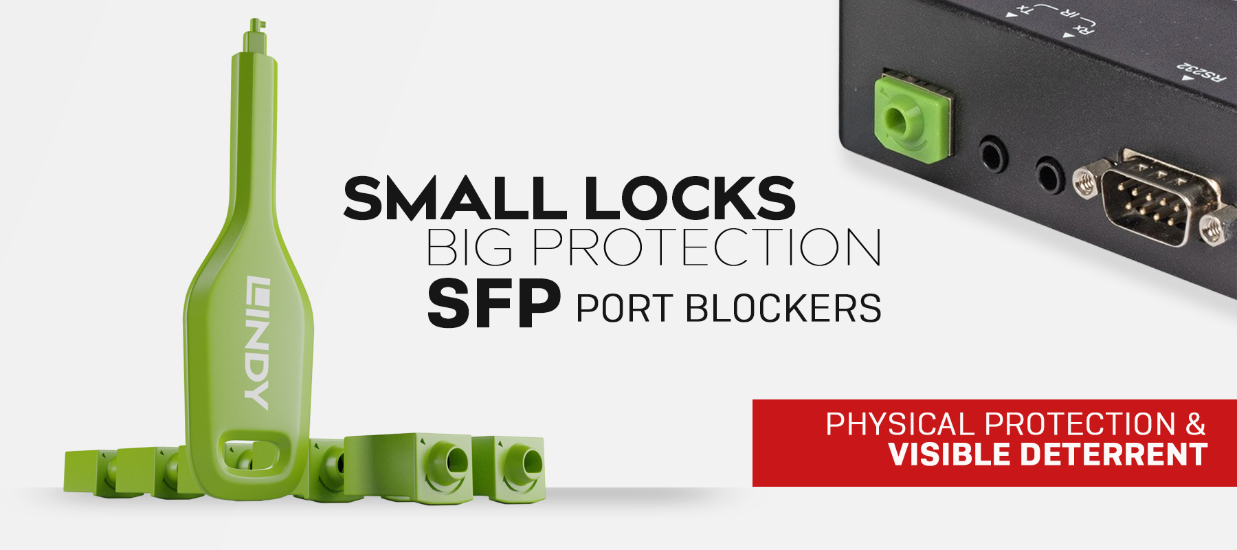 Lindy SFP Port Blocker